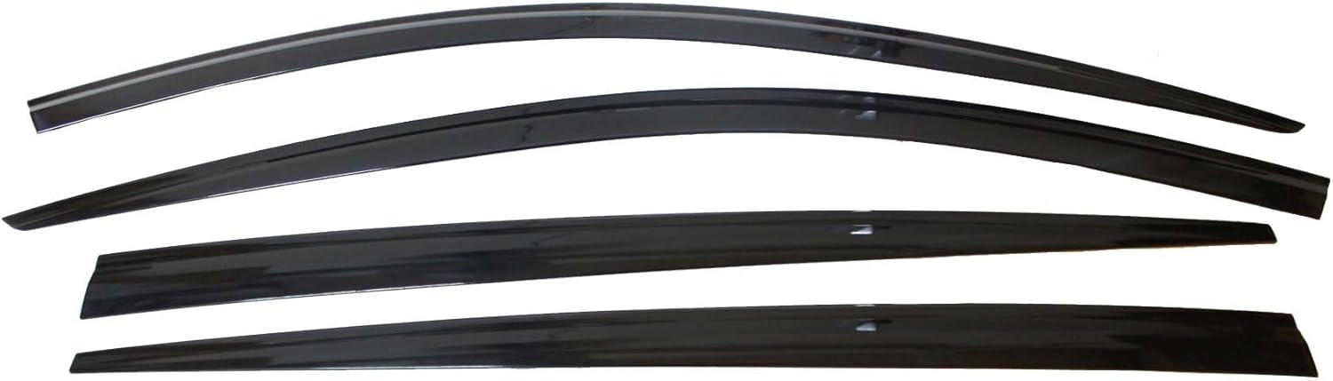 AUTOCLOVER Smoked Window Visor Sun Rain Vent Guard 4p for 2019 KIA Stinger