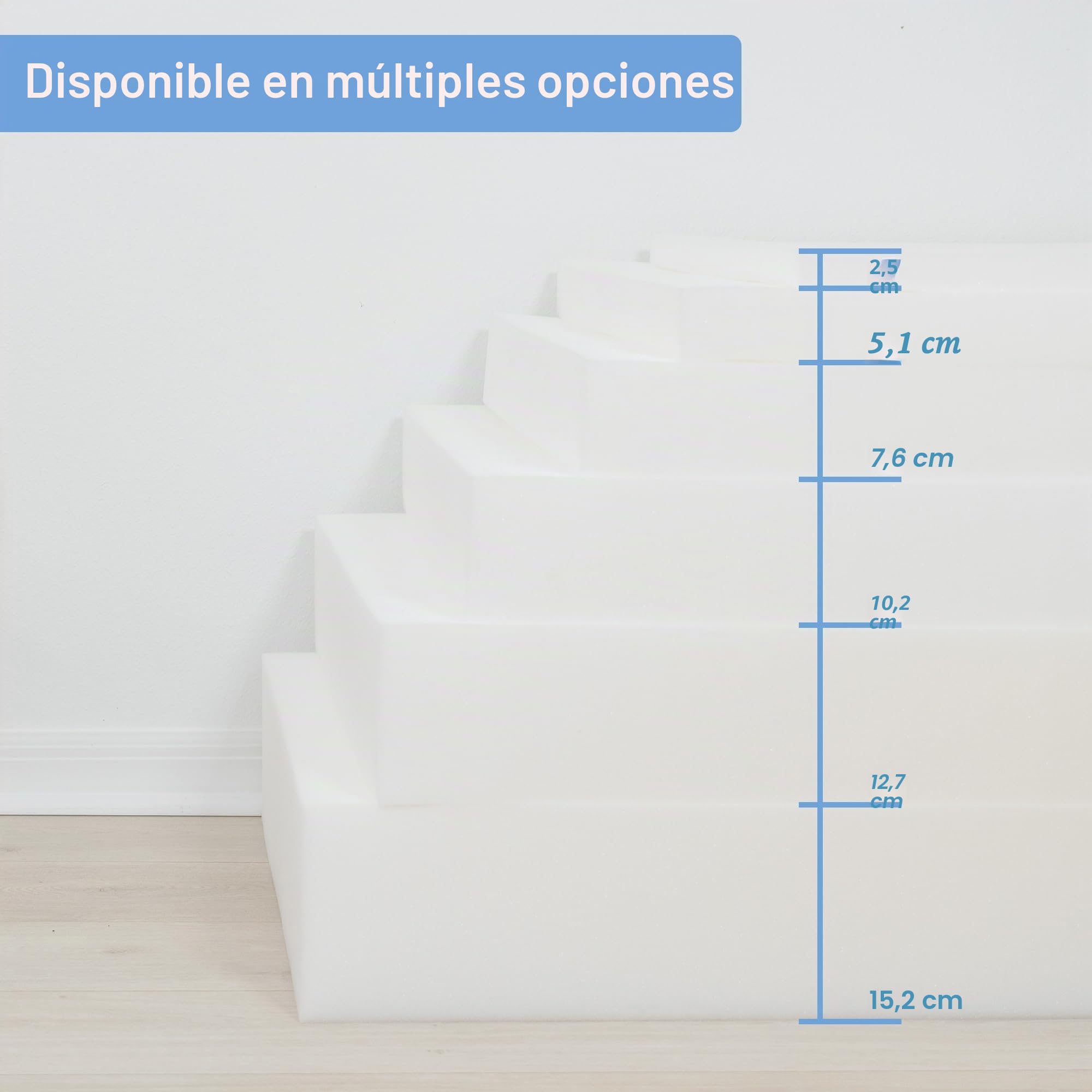 GoTo Foam 5.08 cm dimensionen x 60.96 cm utsträckt x 182.88 cm lång 44ILD (företag) Beklädnad