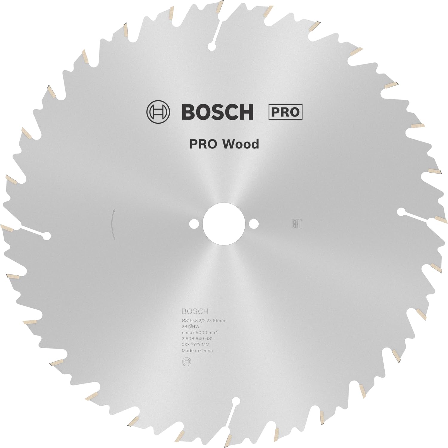 Lama Speedine Wood Bosch 2608640682 per seghe da banco, 28 denti