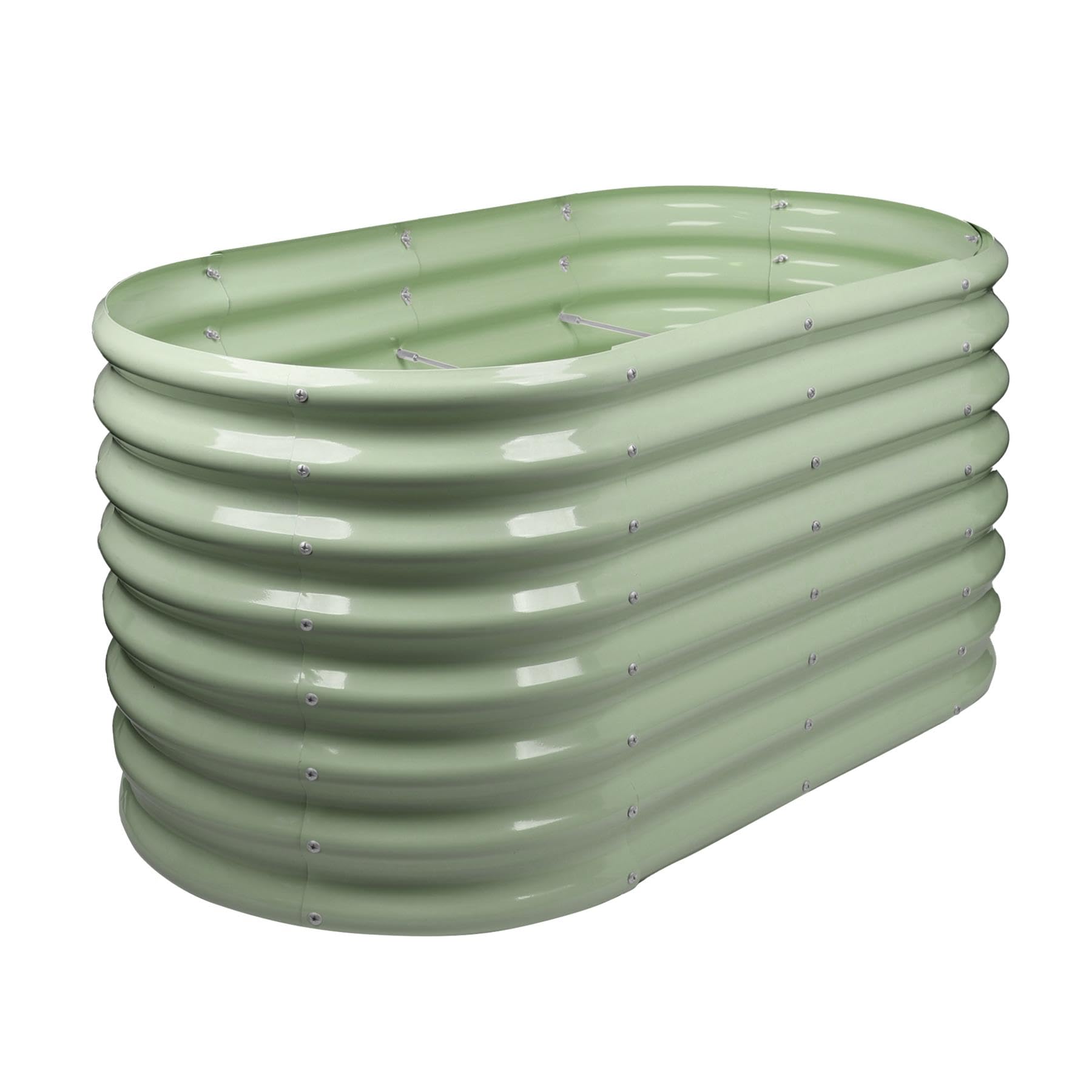 Harbour Housewares Rounded Raised Garden Bed120Cm X 60Cm X 60CmGreen