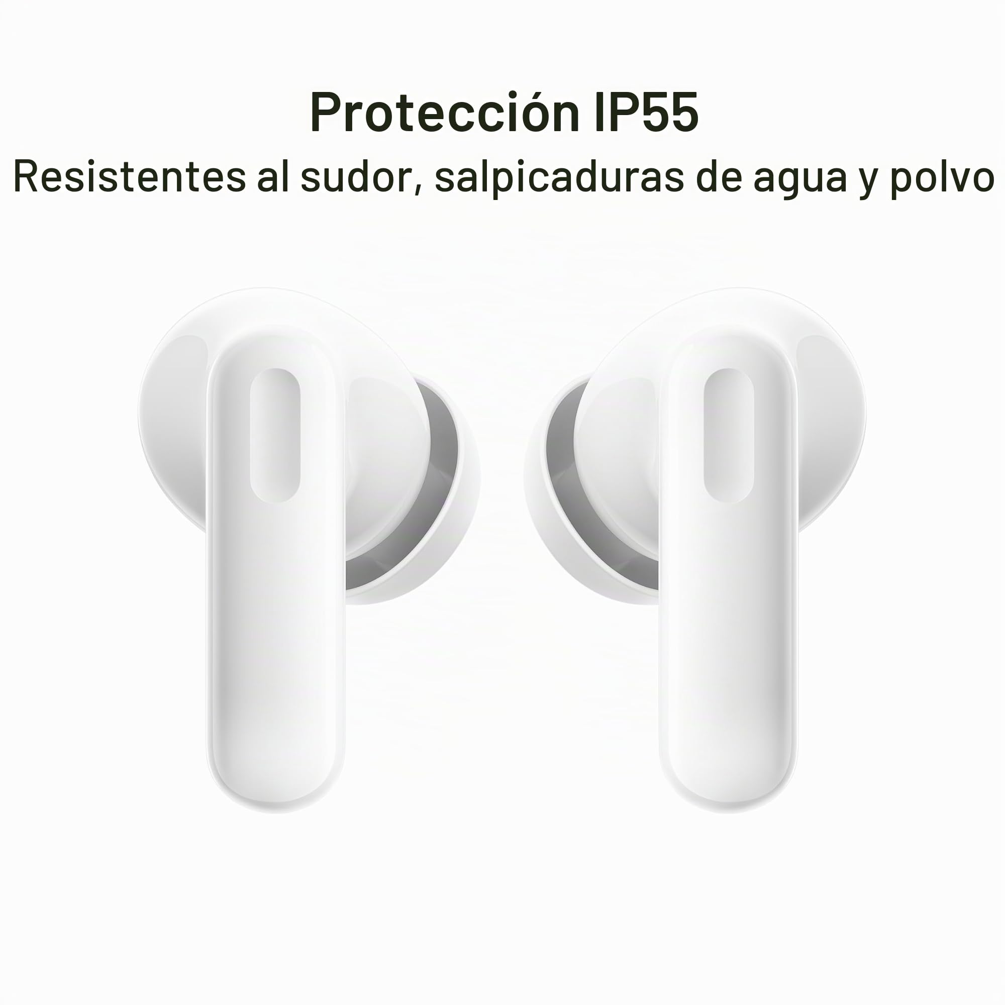 OPPO Enco Buds3 Pro Auriculares Inalámbricos Bluetooth 5.4 – Ultraligeros (4,3g), Graves Potentes 12,4mm, Cancelación de Ruido AI, 54h Batería, IP55, Modo Gaming Baja Latencia – Gris | Ultraligeros 4,3g, Graves Potentes 12,4mm, Cancelación de Ruido AI, 54