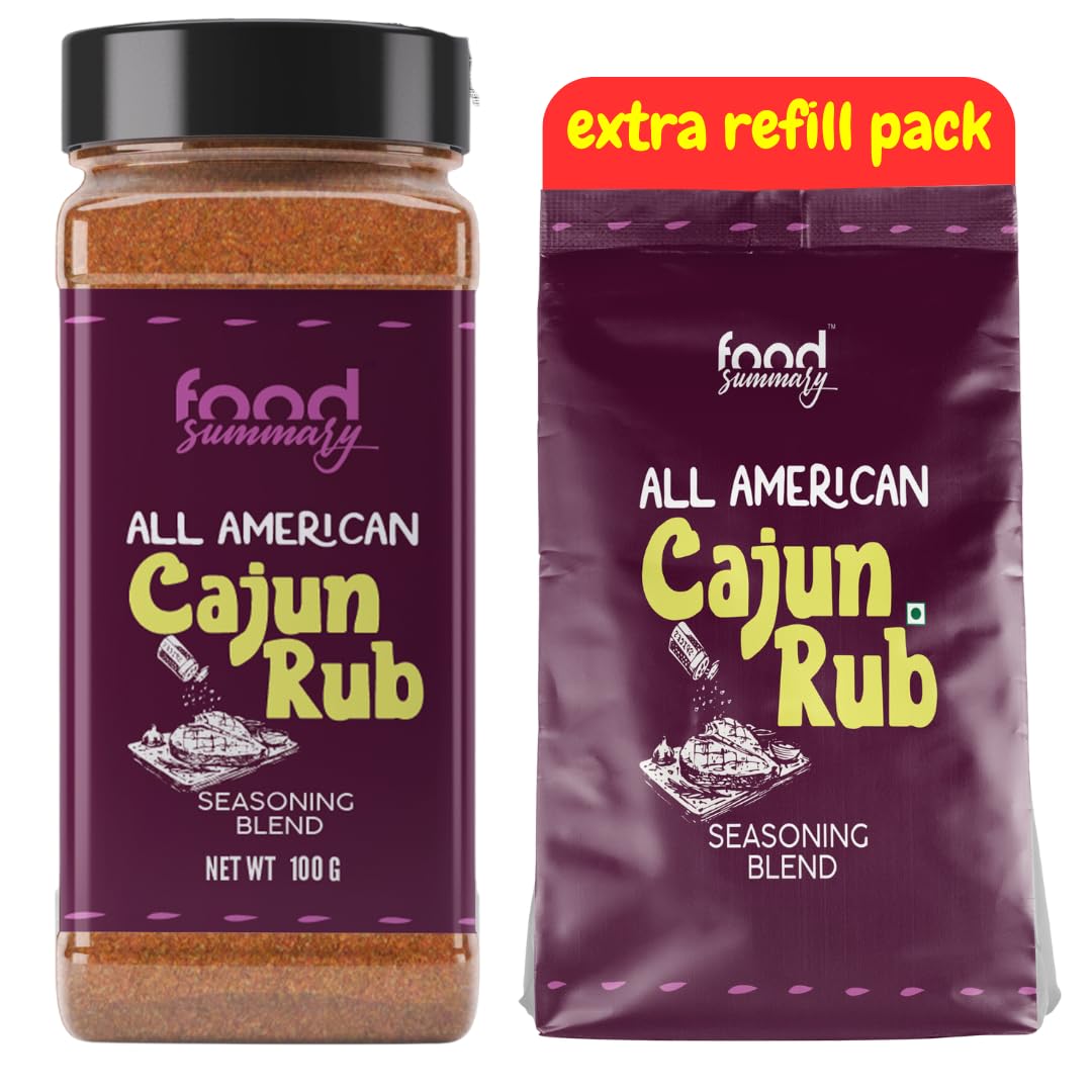 Food SummaryAll American Cajun Rub Seasoning 100g - Popcorn Seasoning Powder with Cajun Spice & Cayenne Pepper - Authentic American Cajun Seasoning for Cooking (B0BB74TH1H) Amazon Price History, Amazon Price Tracker
