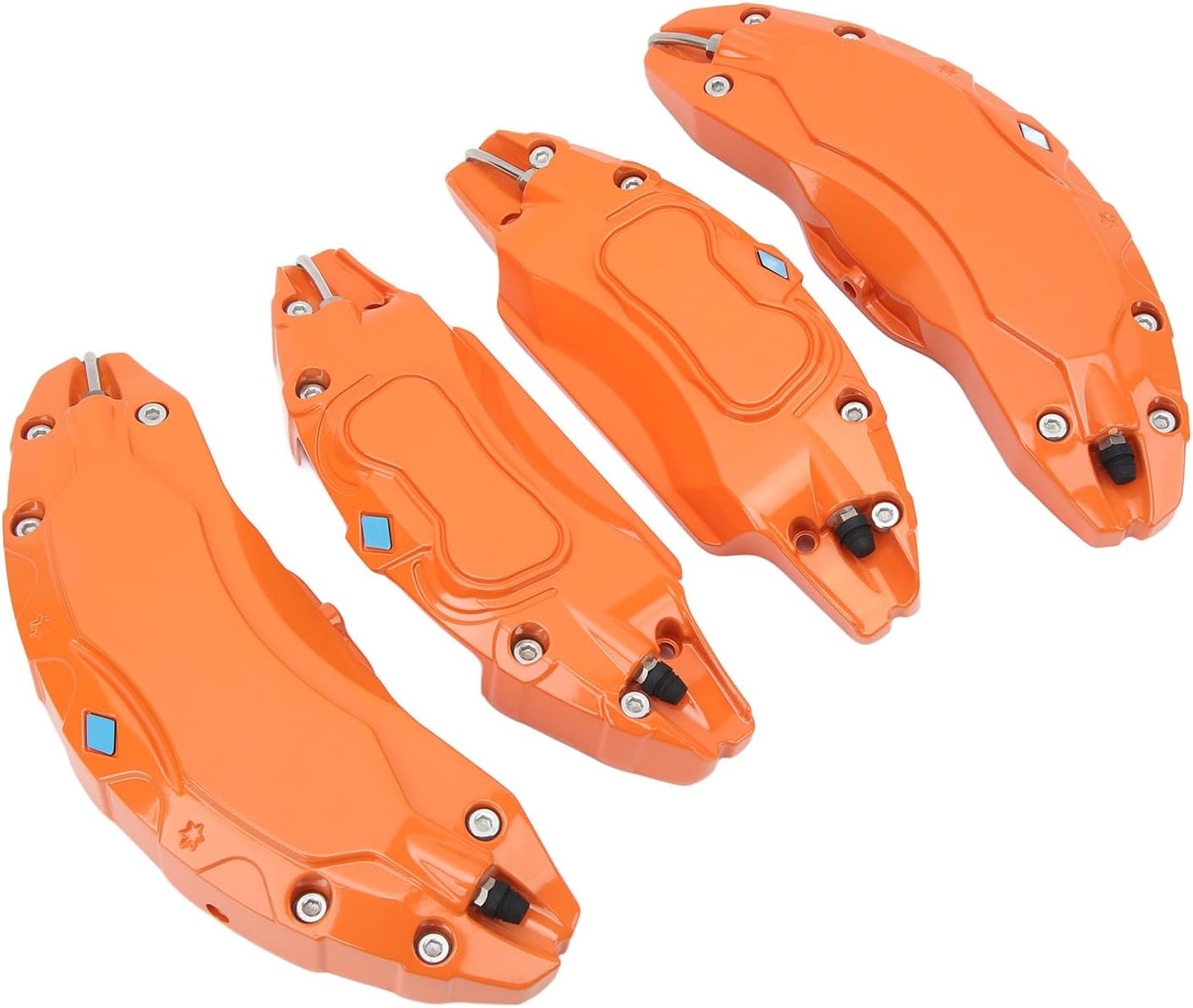 Brake Caliper Cover, Caliper Trim Bright Color Stylish High Strength 4PCS for Model Y 19 20in Wheels Hub (Orange)
