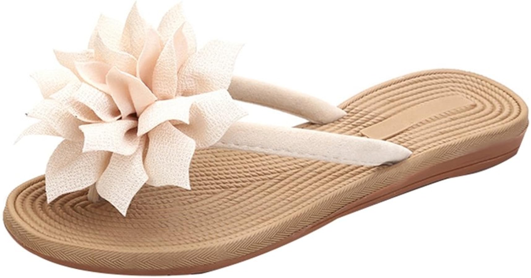 Damen Zehentrenner Aus Bambus - Leichte Espadrilles Strandsandalen Für Sommer & Freizeit