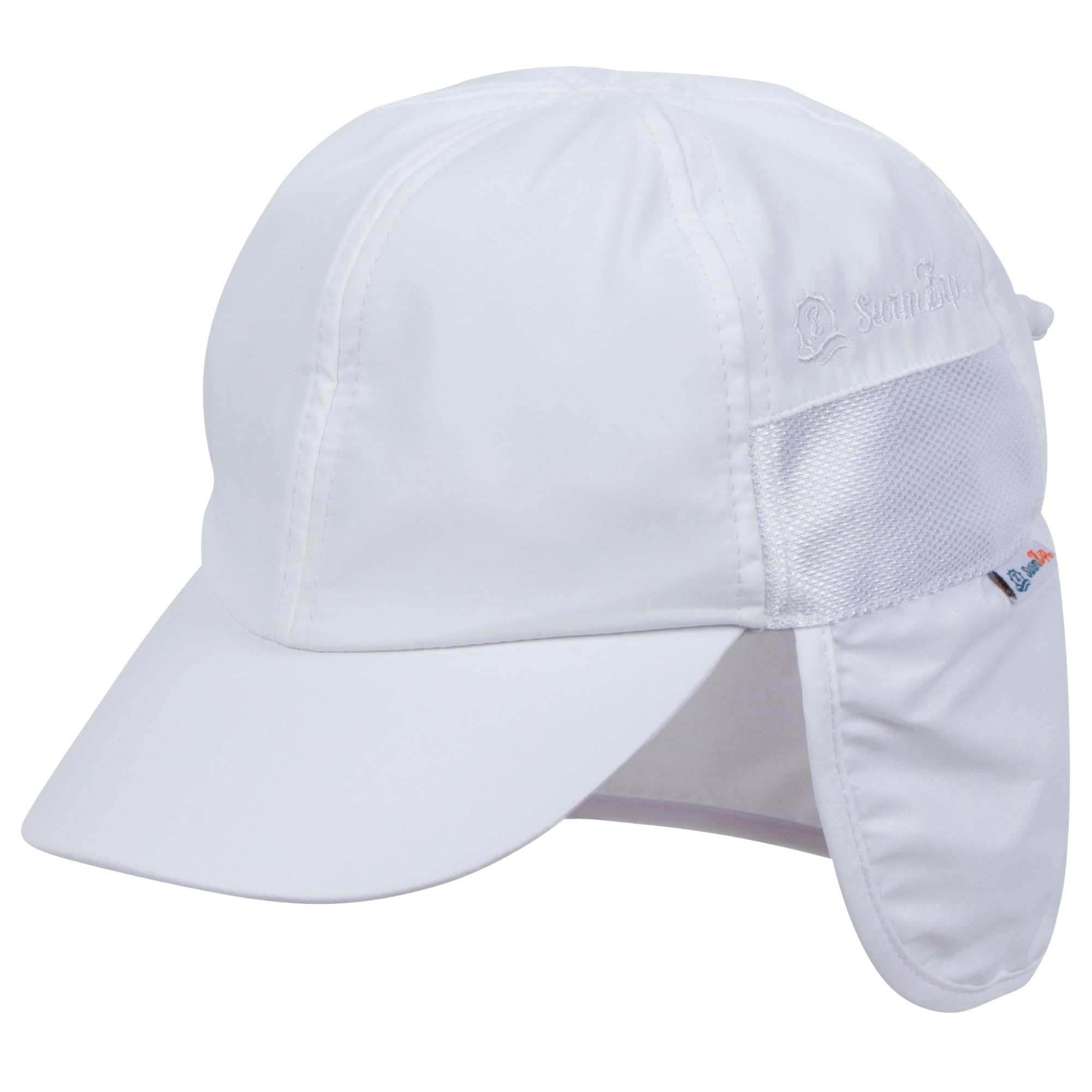 SwimZip - Sun hat with neck flap, UPF 50+ protection for babies, toddlers and kids