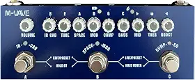 Pedal de efeito combinado de baixo multifuncional portátil CUBE BABY com reprodução de música sem fio, gravação de telefone, função de interface de áudio