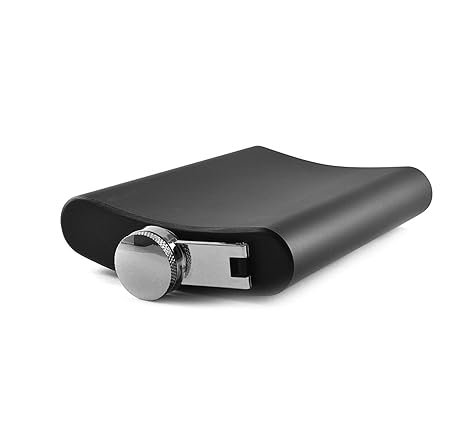 Getsy Hip Flask for Men, Stainless Steel Liquor Pocket Flasks or Alcoholic Beverage Holder - Bottle