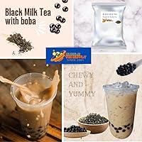 Vista 2 de Mezcla instantánea de té con leche negra para té de burbujas Boba saborizado para té con leche, mezcla de bebida instantánea de alta calidad, bolsa