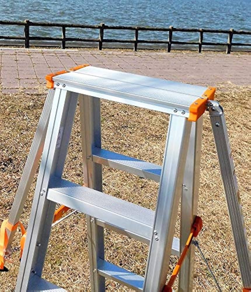 Amazon.co.jp: 倒れないアルミ脚立 11段 不倒脚立 一般工事用 Amazon.co.jp: 倒れないアルミ脚立 11段 不倒脚立 一般工事用