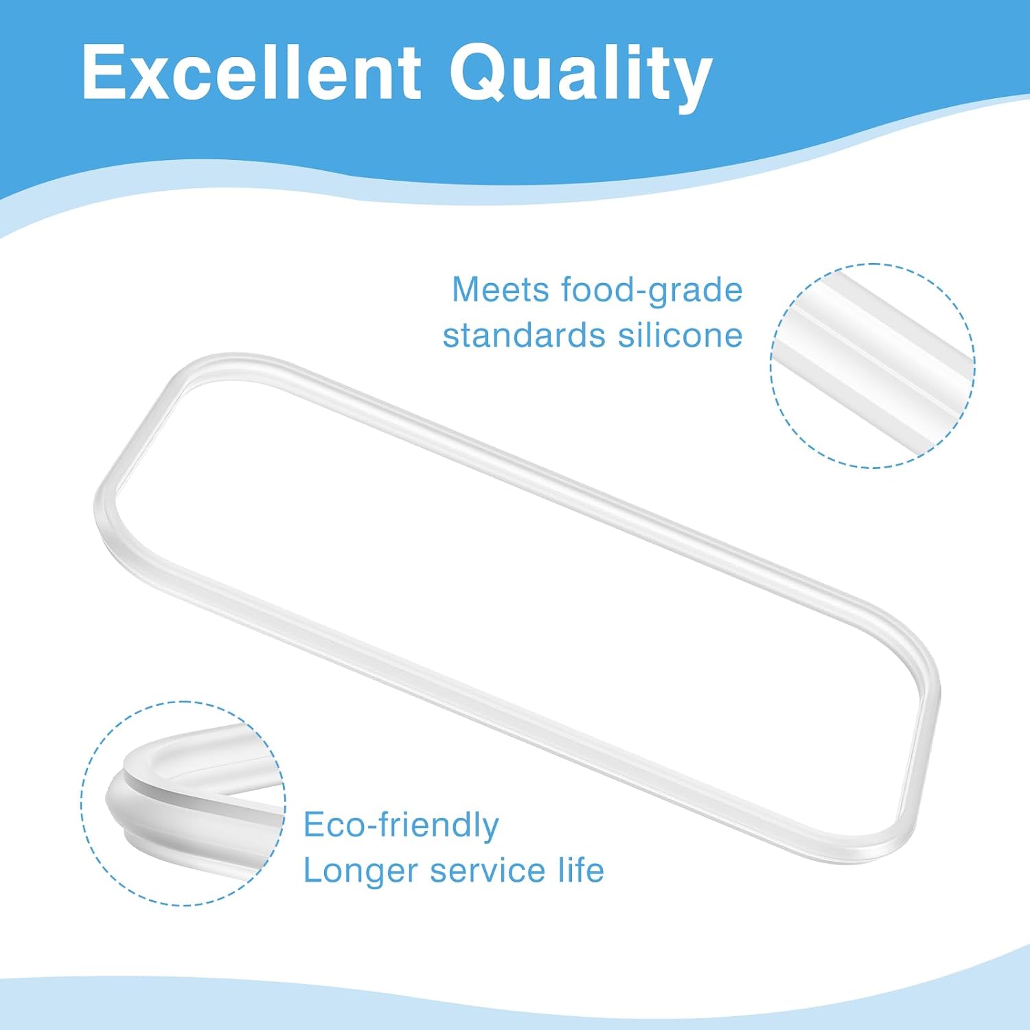 Water Pitcher Sealing Ring Remplacement for Samsung DA97-17395A Refrigerator Water Reservoir
