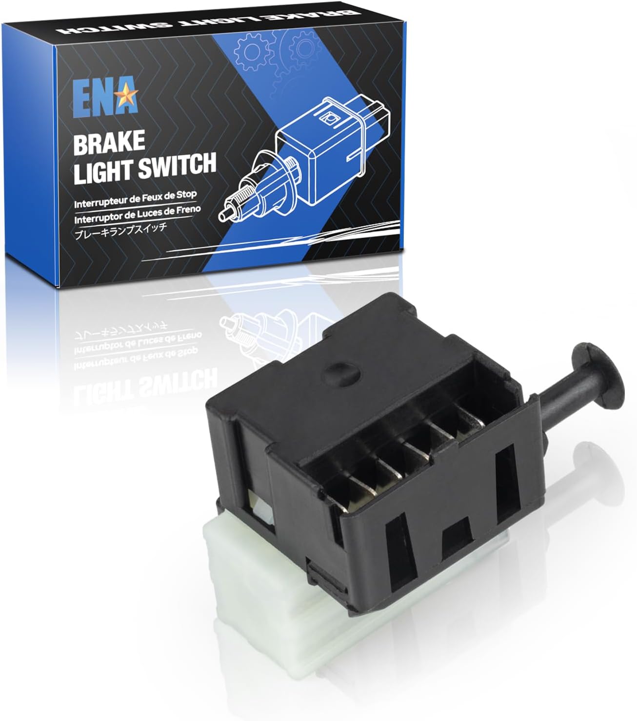 ENA Brake Light Switch Compatible with Ram SRT Dodge 2500 1500 Classic 3500 Viper 3.0L 3.6L 4.7L 5.7L 6.7L 8.4L V6 V8 l6 V10 2010 2011 2012 2013 2014 2019 Replaces 56038914AC SLS5222 w/ 6 Pins