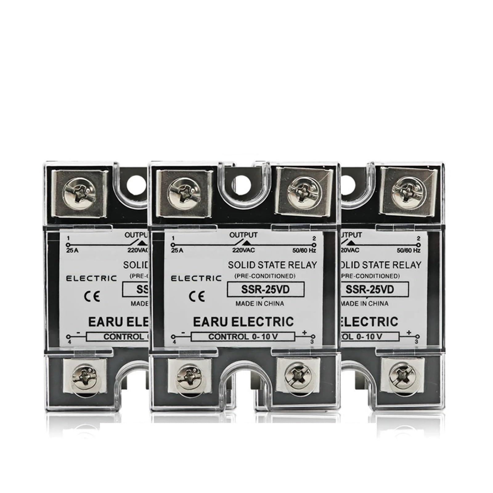 SSR-10VD SSR-40VD SSR 25A 80A 100 Spannung regler modul eingang 0-10V ausgang 220VAC kühler(80A)