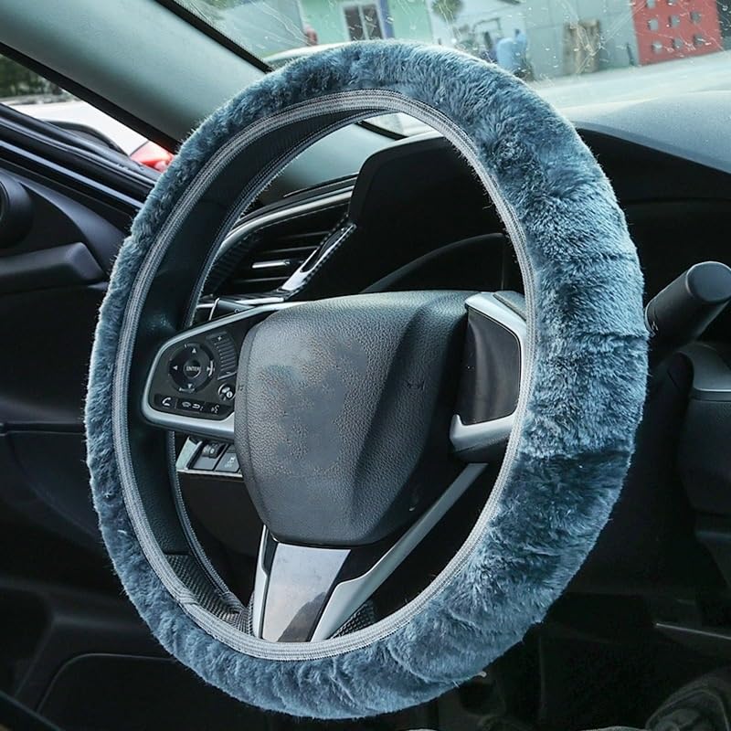 Couverture De Volant De Voiture En Peluche Chaude Et Douce, Accessoires D'intérieur De Voiture, Panda De Dessin Animé - Auto Couverture De Volant De Voiture En Peluche Chaude Et Douce, Accessoires D'intérieur De Voiture, Panda De Dessin Animé - Auto