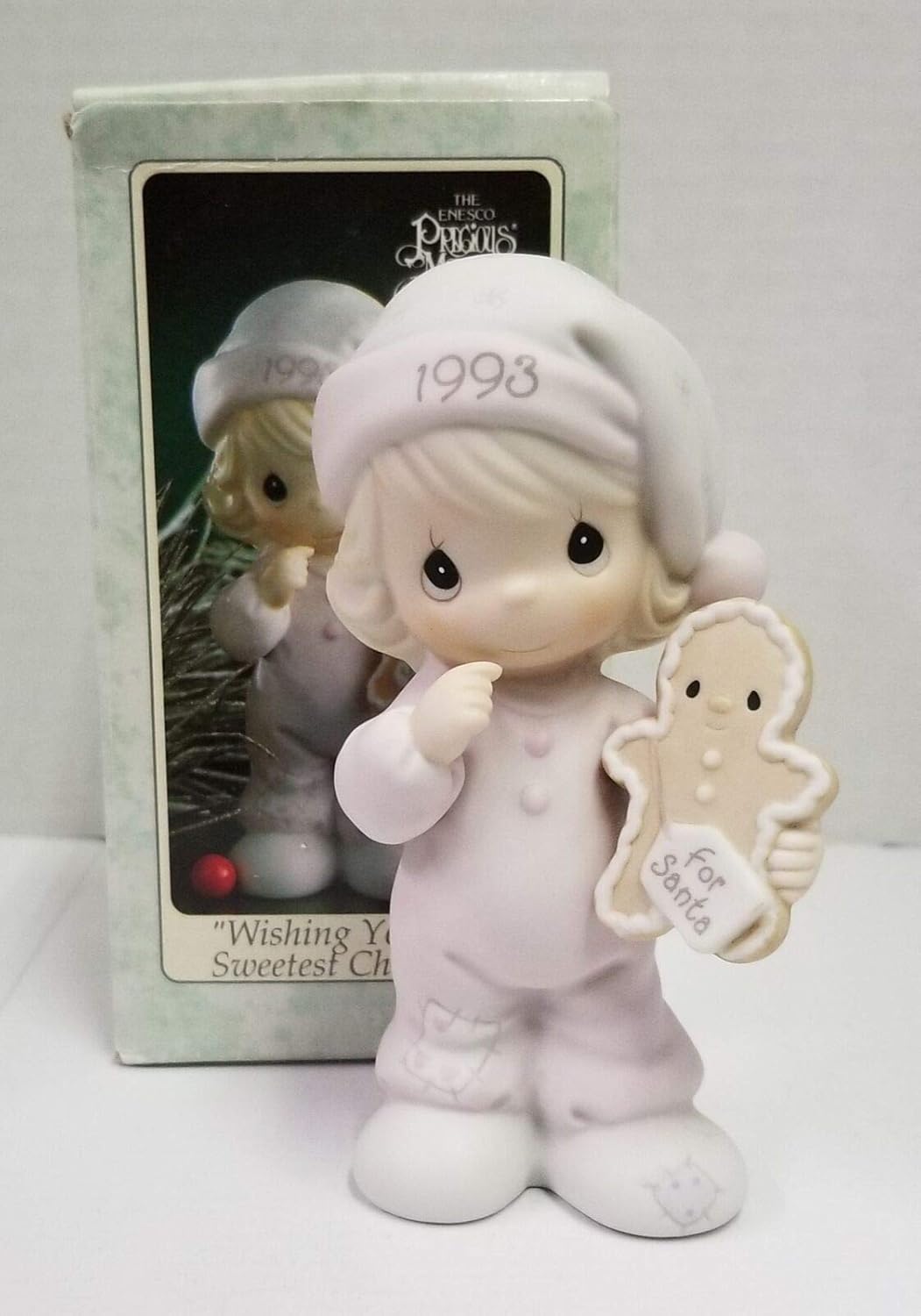 Precious Moments #530166 (Wishing You the Sweetest Christmas) Figurine