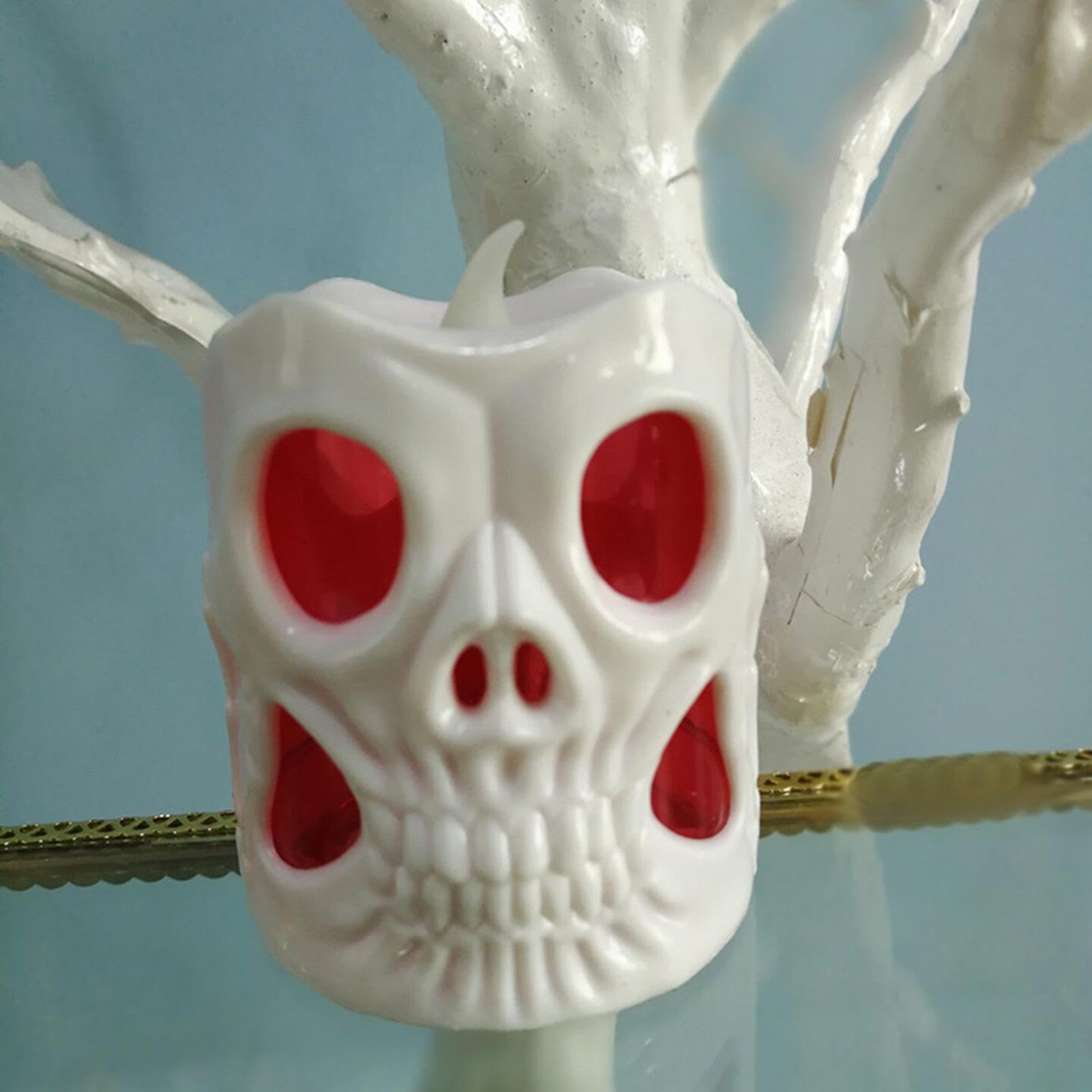 senza fiamma per Halloween, 12 pezzi, notturne spettrali per