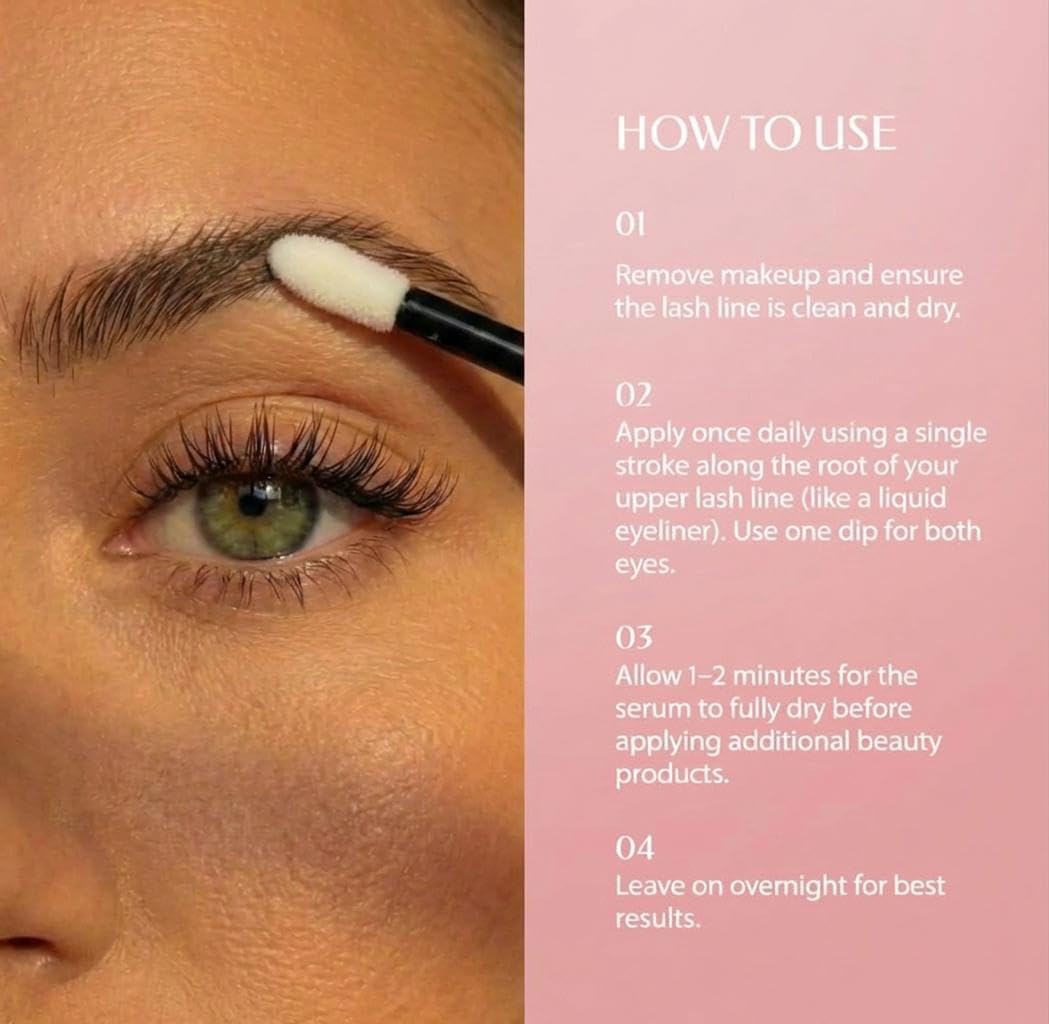 Eyebrow Growth Serum by ForChics - Natural Brow Thickening Treatment with Peptides and Biotin- Hormone-Free, Vegan and Cruelty-Free- Fuller Brows in 2 Weeks- 0.10oz/3ml