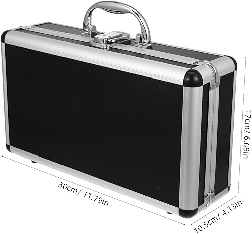 Miniatura 2 de Caja de aleación de aluminio Estuche de transporte de aluminio - Caja de herramientas de aluminio con espuma Caja de herramientas de metal