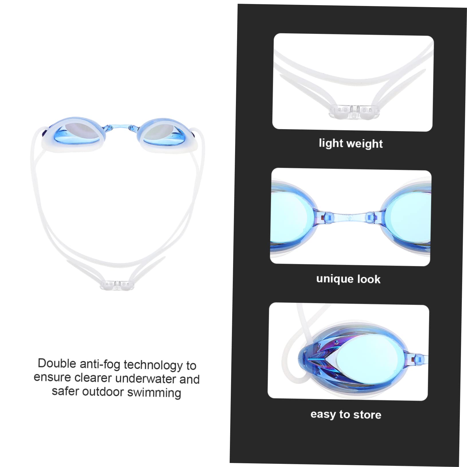 HANABASS Taucherbrille Schwimmbrille Für Erwachsene Schwimmbrille Erwachsene Brillen Für Kinder Männer Schwimmbrille Schaumstoffhüllen Für Trampolinstangen Schwimmbrillen Kieselgel