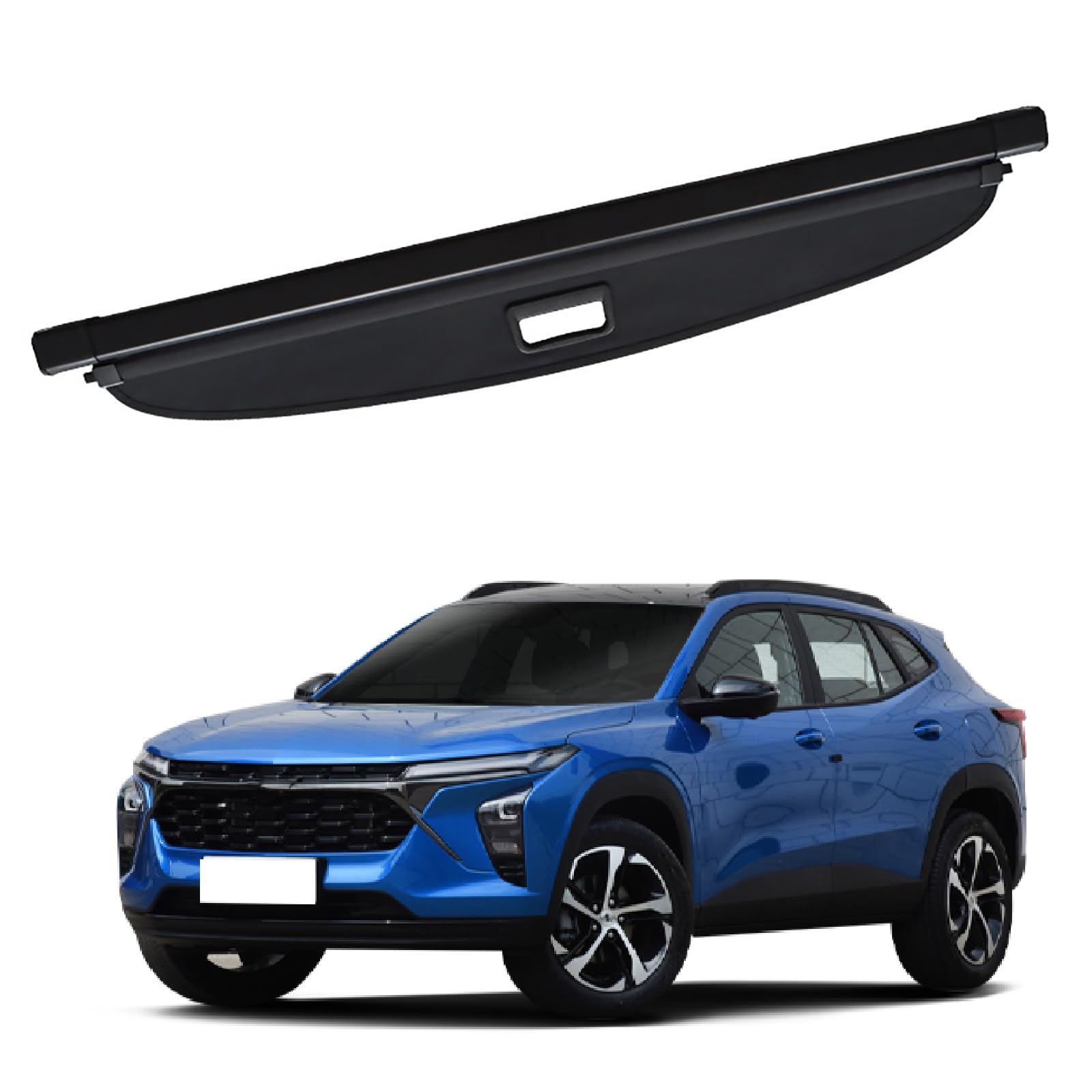 Car Retractable Cargo Cover Rear Trunk Luggage Organizers Security Shade Shield Curtain for Chevy Chevrolet Seeker 2022 2023