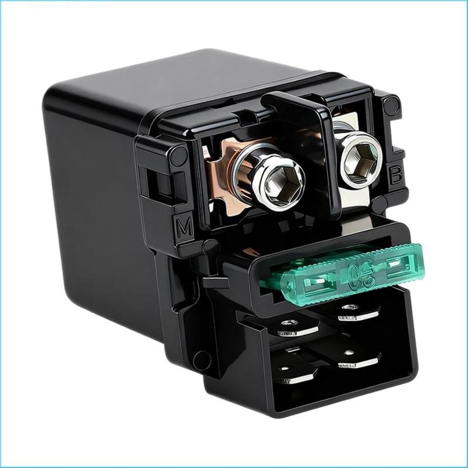 Interruptores de relé de Arranque 2/4/6 Piezas Solenoide de relé de Arranque de Motocicleta para Kawasaki KLX250 KLX250S KLX450R ER5 ER500 KVF650 KVF700 Interruptor Intermitente Prairie (6 Piezas)