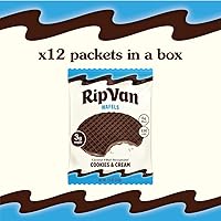 Vista 4 de Rip Van Wafels Galletas Stroopwafel con Crema - Bocadillos Saludables - Bocadillo sin OMG - Apto para Keto - Bocadillos para la Oficina - Bajo