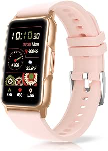 Smart Watch Health Fitness Tracker with 24/7 Heart Rate, Blood Oxygen Blood Pressure Sleep Monitor, 115 Sports Modes, Step Calorie Counter Pedometer IP68 Waterproof for Android and iPhone Women Men