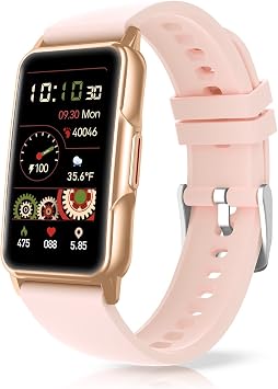 Mindrose Fitness Tracker Watch with Heart Rate Blood Oxygen Blood Pressure Sleep Monitor Step Calorie Counter Pedometer