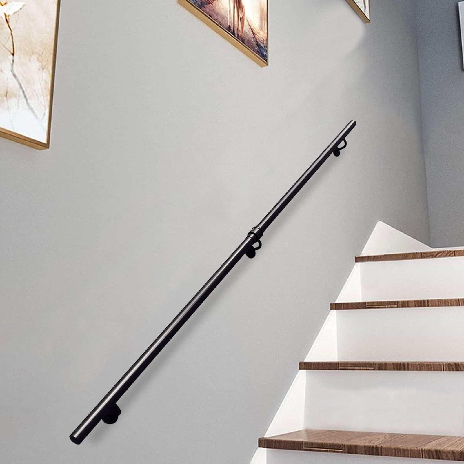 Barre d'appui antidérapante 480 cm pour rampe d'escalier intérieure
