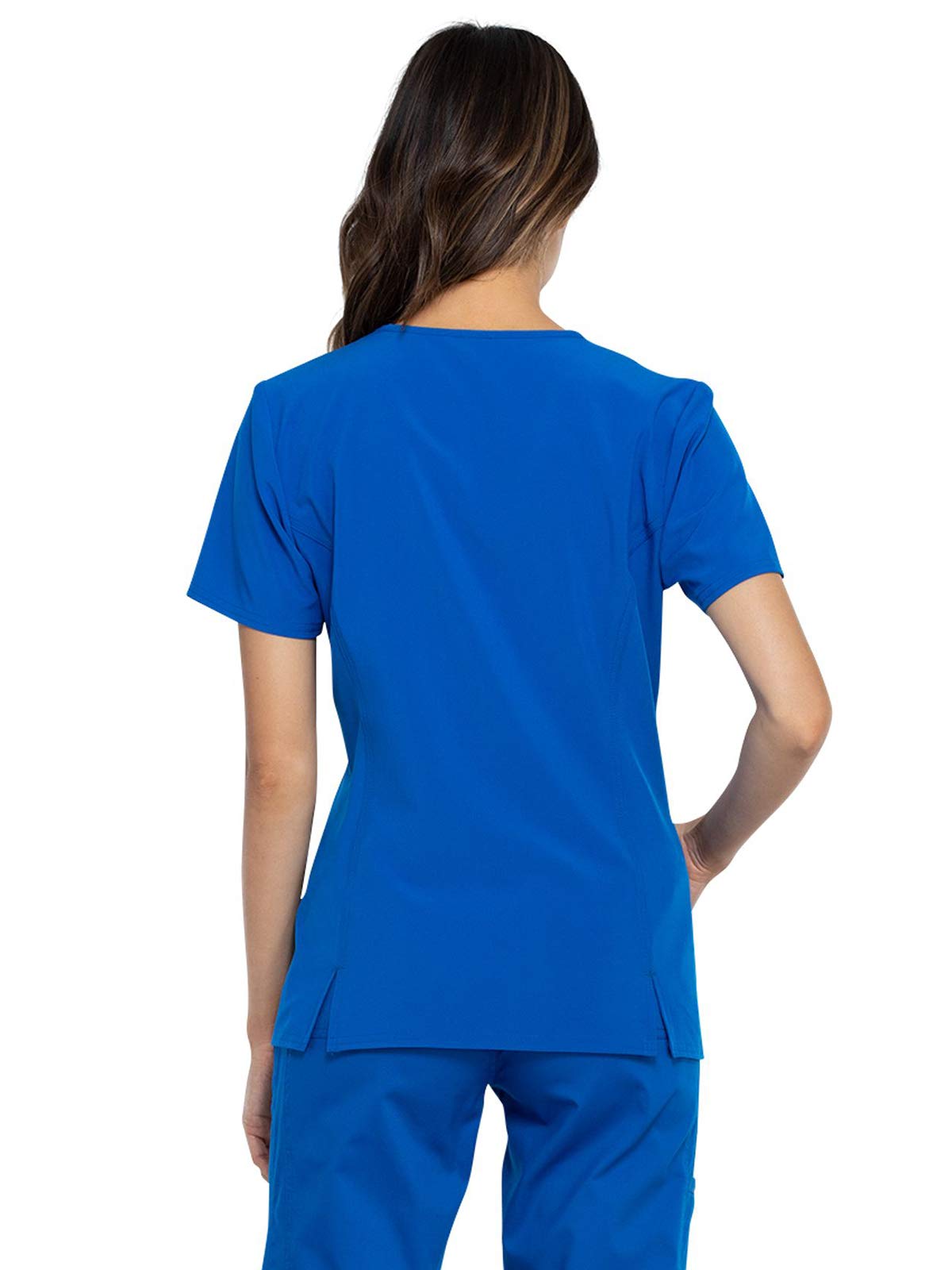 Cherokee Tooniforms TF637 Women's V-Neck Top, Hank-Tastic, Medium