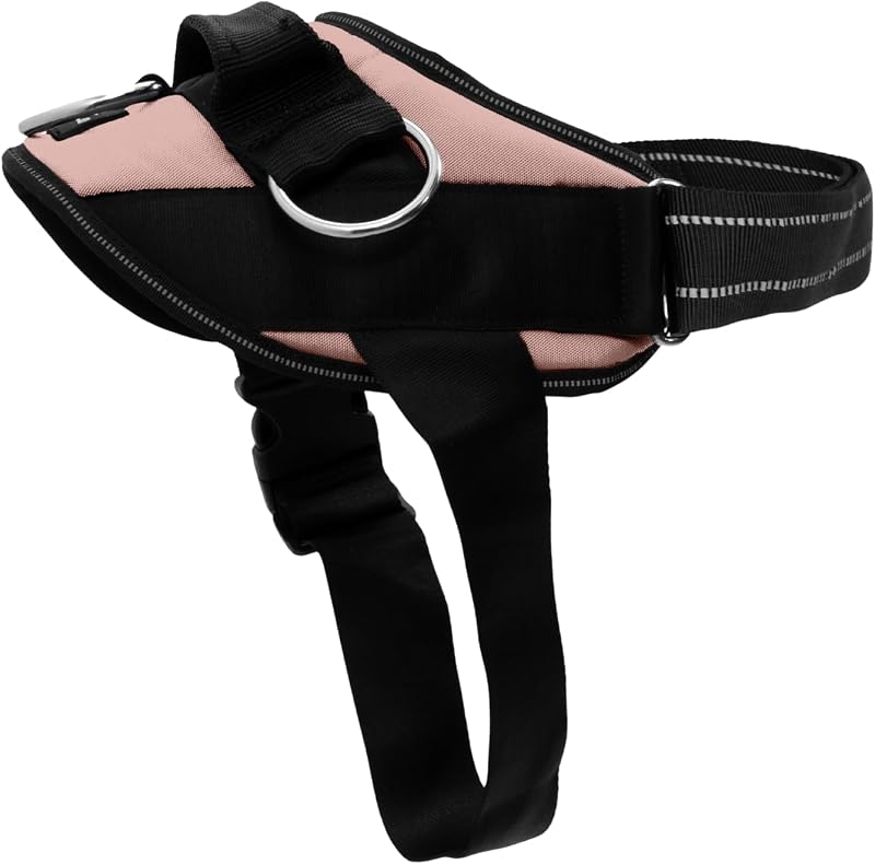 Peitoral Vest para Cães com 3 Pontos de Fixação e Ajuste Completo SHAWNCO Rose Gold, M