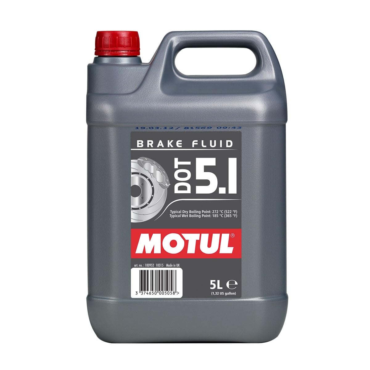 Motul 100952 DOT 5.1 płyn hamulcowy, 5 l