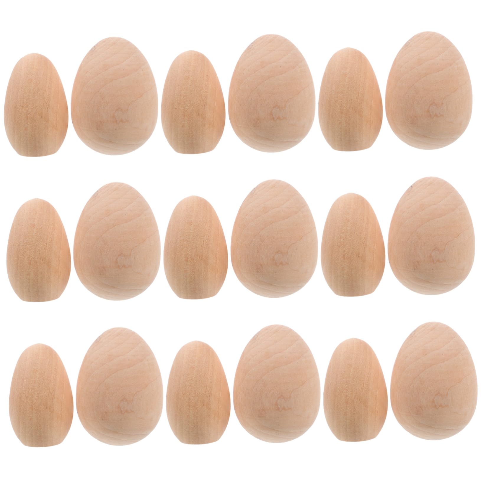 IWOWHERO 20pcs Easter Eggs Simulation Egg for Desktop Egg Decorations for Desktop Party Simulation Egg Ornaments Fake Chicken Eggs Fake Egg Easter Egg Decor Simulation Egg Decor Wood