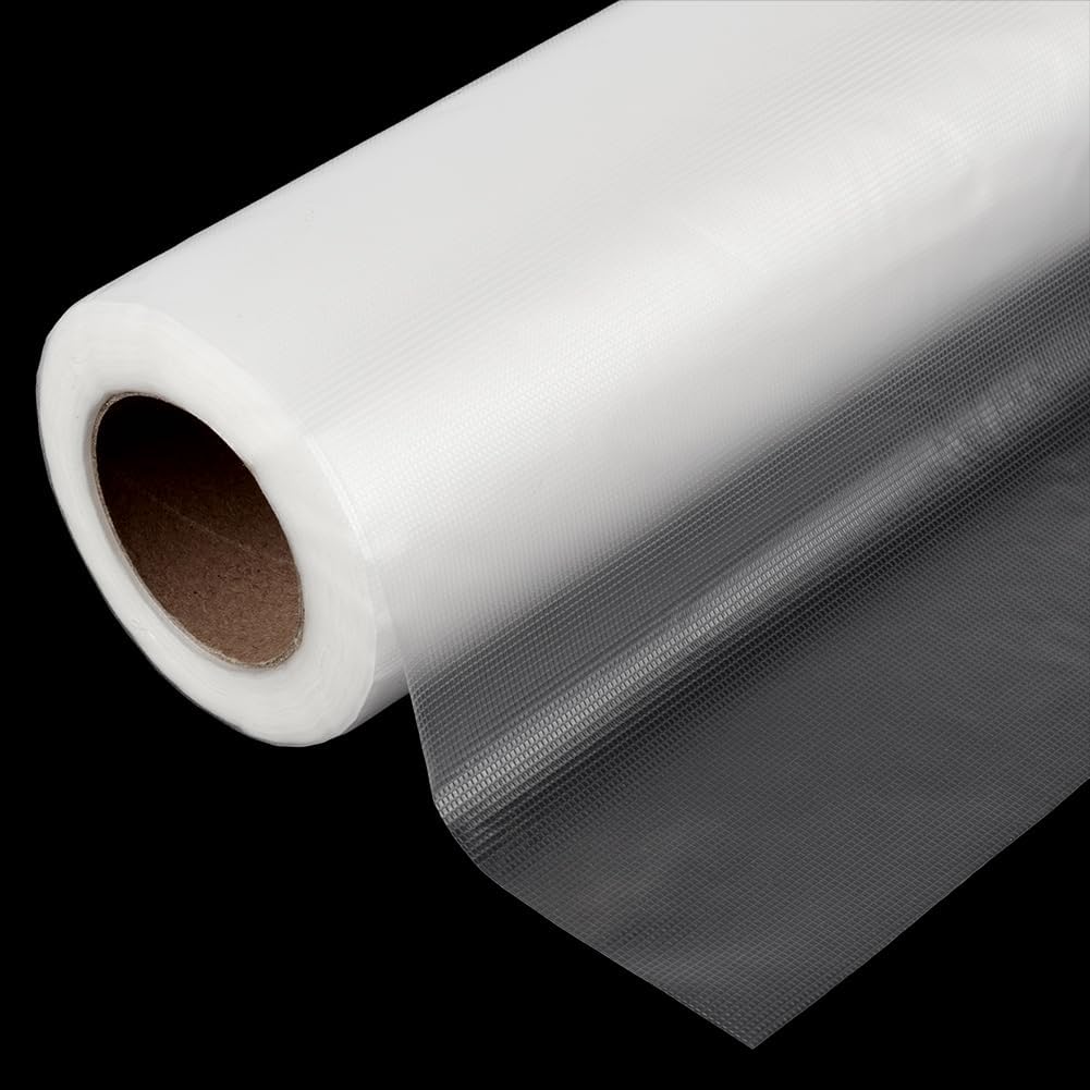 BENECREAT 1080Inch Water Soluble Cross Stitch Canvas, 11.8Inch Wide Large Dissolvable Embroidery Fabric, Clear PVA Material for DIY Craft Projects Sewing Supplies