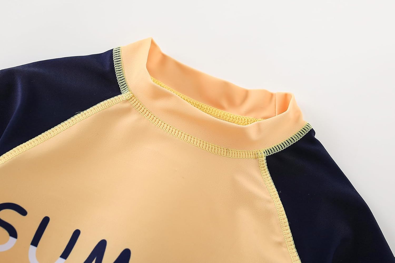 AIWUHE Toddler Boys Swimsuit Set Two Piece Shark Bathing Suit Boys' Swimwear Trunk and Rashguard Set 2-7Y - Image 7