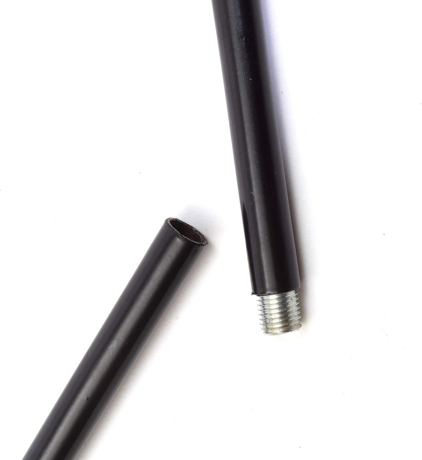 Ashman Adjustable KD Shepherd's Hooks (2 Pack), Black, Made of Premium Metal for Hanging Solar Lights, Bird Feeders, Mason Jars, Christmas Lights, Lanterns, Garden Stakes, and Wedding Décor, etc.