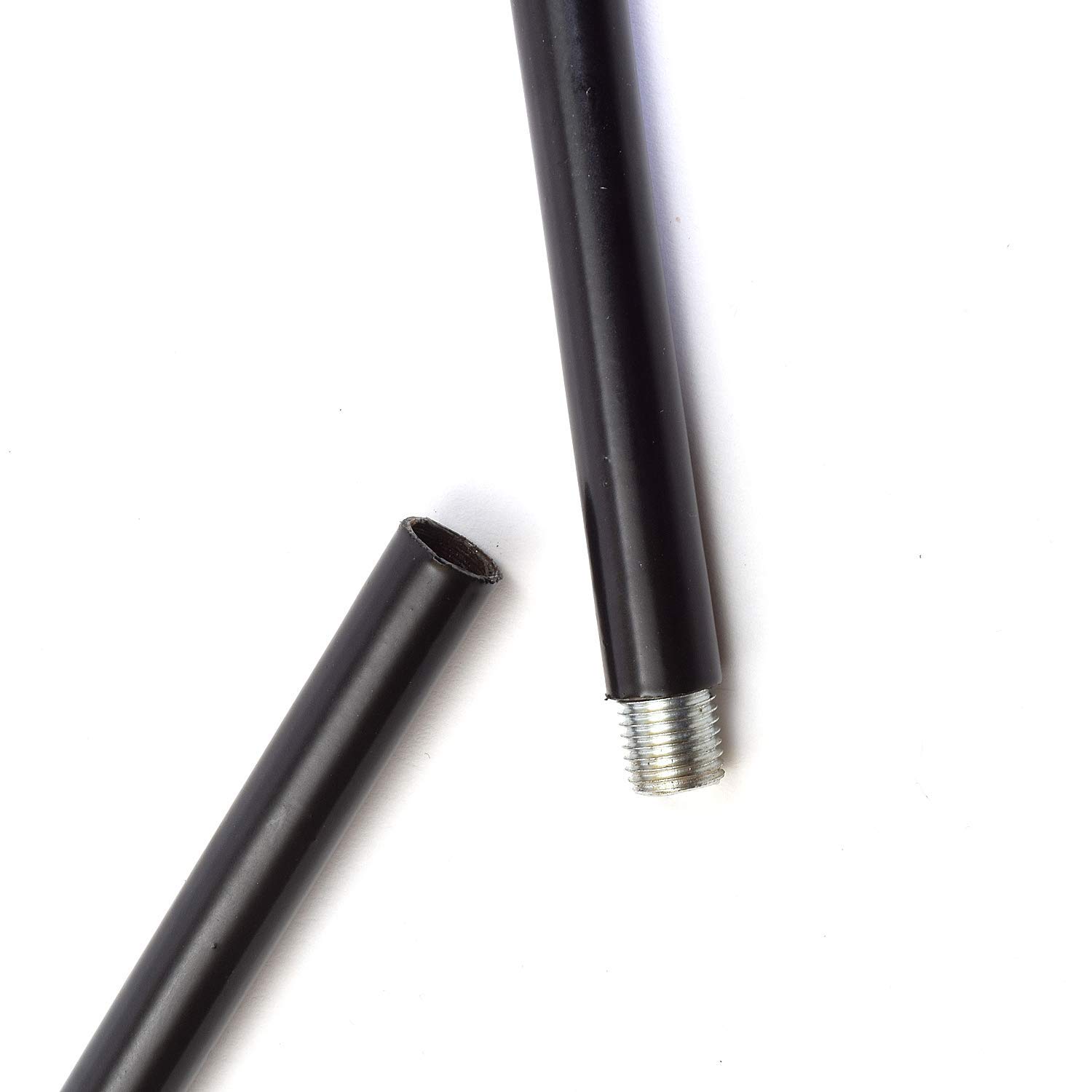 Ashman Adjustable KD Shepherd's Hooks (2 Pack), Black, Made of Premium Metal for Hanging Solar Lights, Bird Feeders, Mason Jars, Christmas Lights, Lanterns, Garden Stakes, and Wedding Décor, etc.