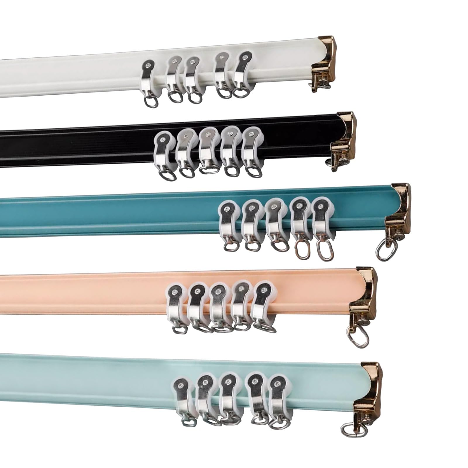 Système de tringle à rideaux en aluminium durable de haute qualité pour salon