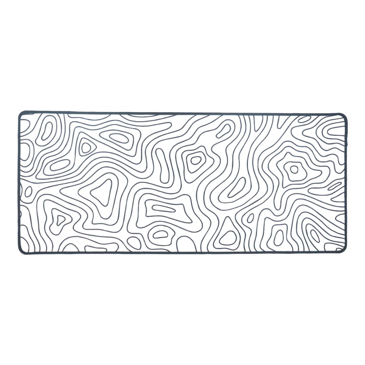 SPIN CART Large Gaming Mouse pad, Long XXL Extended Desk Table Mat Mousepad for Laptop PC Computer (White Dazzle)