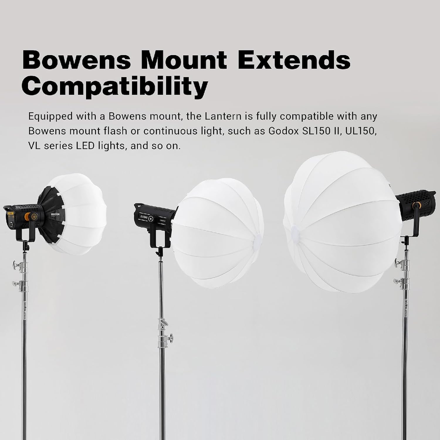 Godox CS-65D Lantern Softbox 26inch/65cm Soft Light Modifier Quick-Setup 26" Latern Softbox with Skirt+Carry Bag, Compatible with Bowens Mount Studio Flash Sk400, DP400, DP600,SL60,SL150