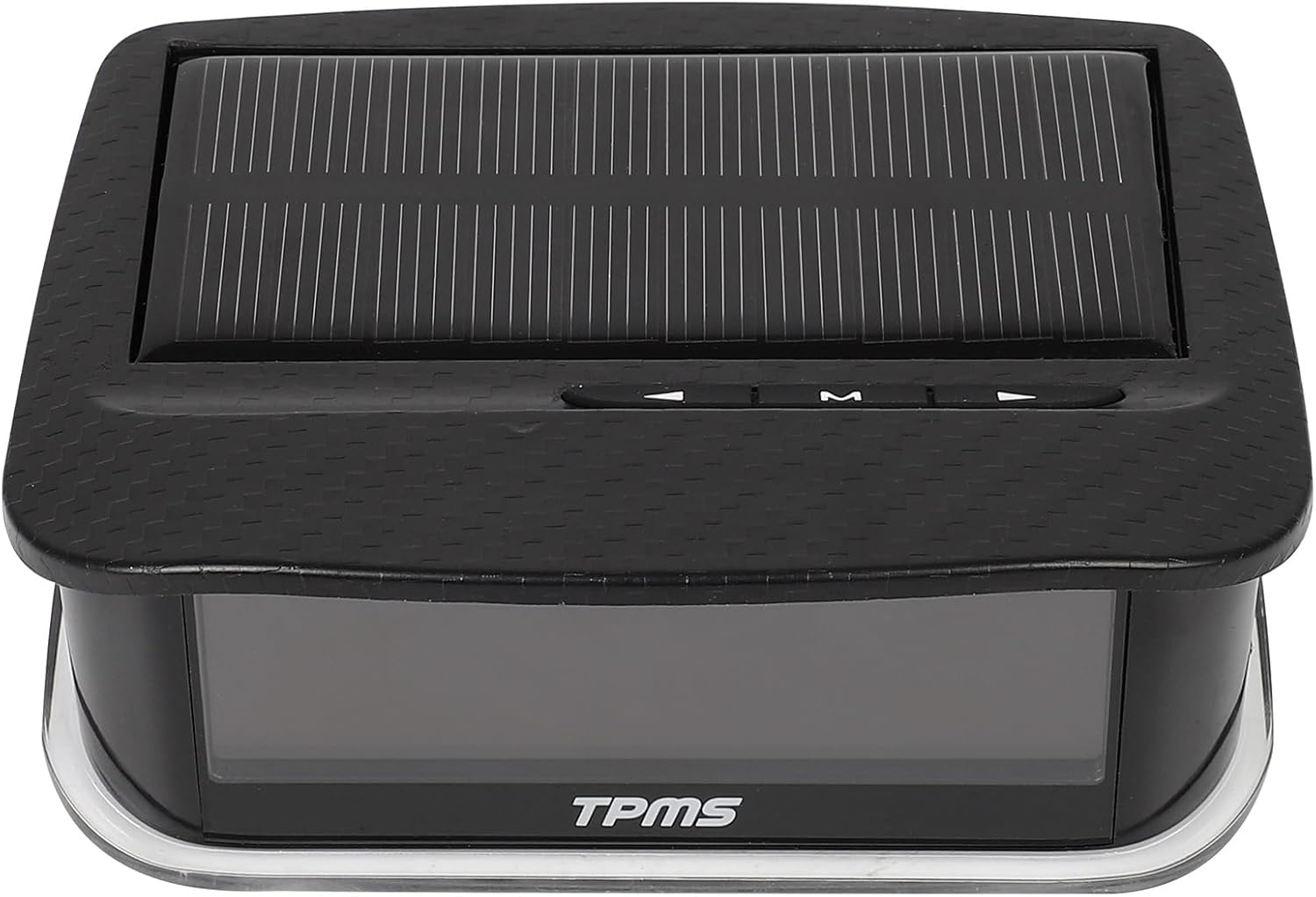 cciyu Tire Pressure Monitoring System, Tire Pressure Monitor System with 6 Sensors & 5 Alarm Modes, TPMS with Color LCD Display & Solar Charge, 0-198PSI (Black)