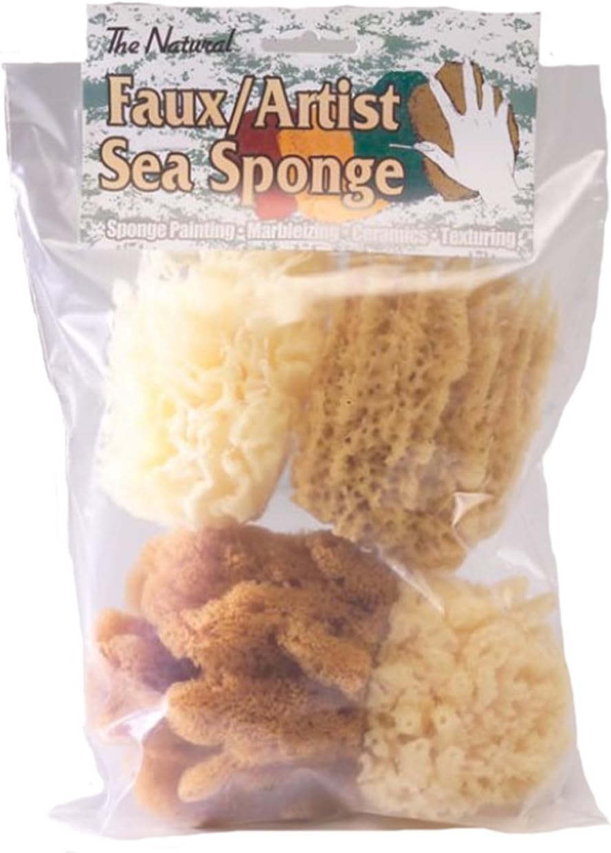 The Natural MP-4-4000 Faux Artist Sea Sponge, No Size