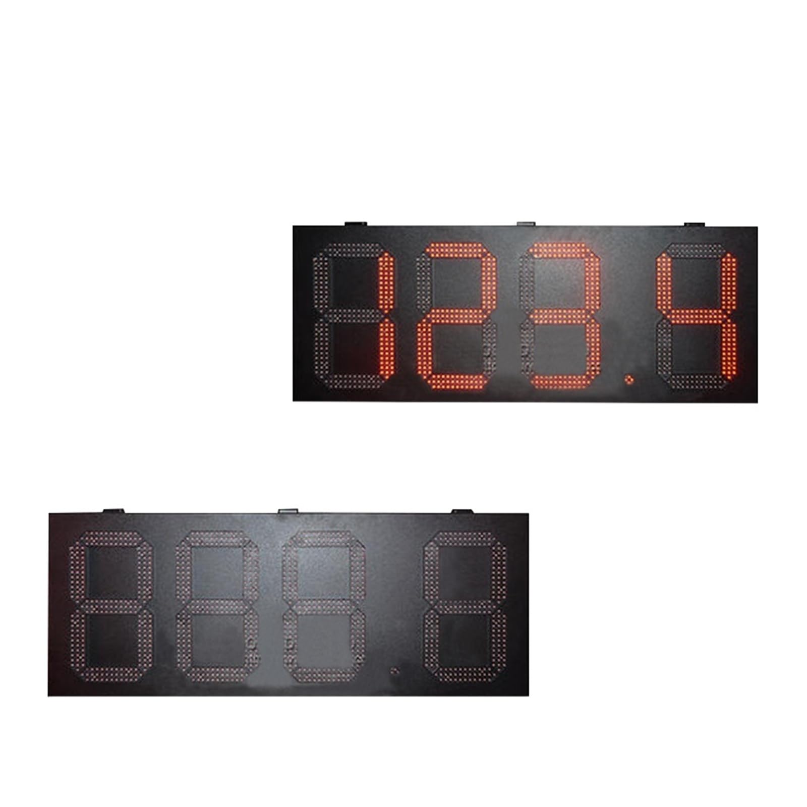 Panneau d'écran numérique extérieur LED de 15 pouces, indicateur d'affichage du prix du carburant en temps réel for les Stations-service Utilisation multiscénario