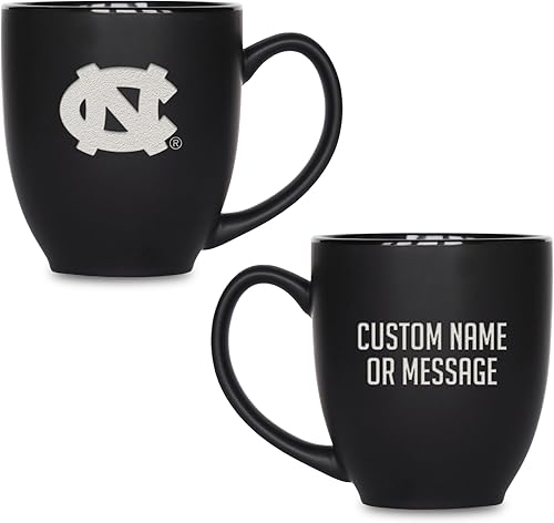 Miniatura 443 de Rico Industries NCAA Primary - Taza personalizada de 15 onzas, color negro mate, para bebidas calientes o frías Nebraska Cornhuskers
