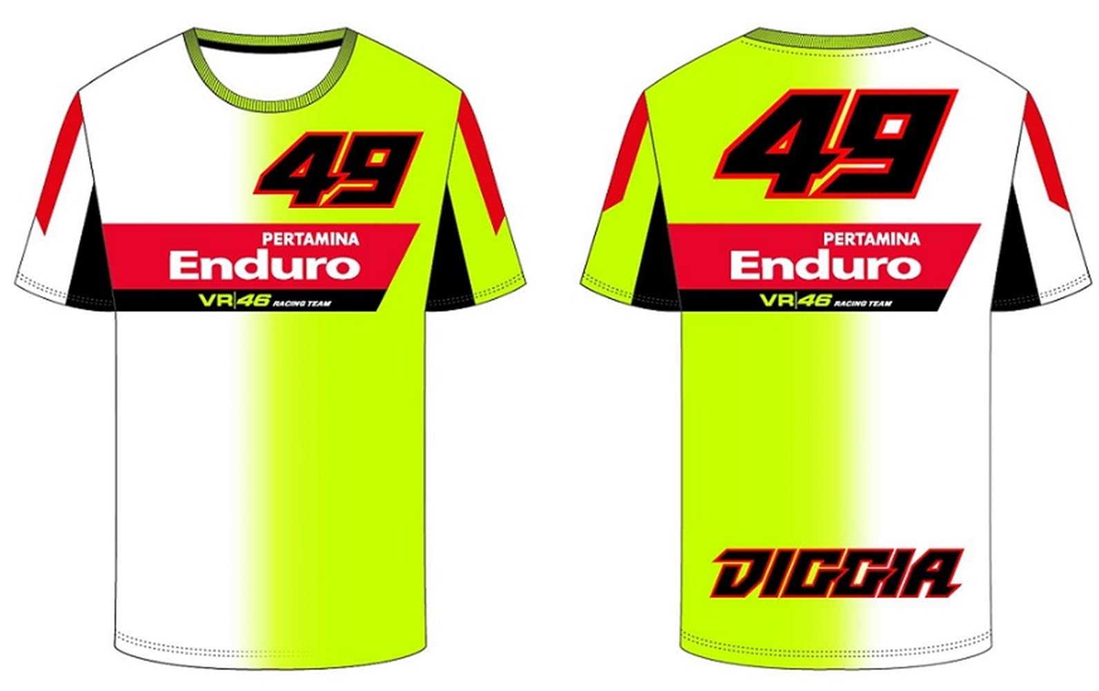 VR46 Team Pertamina T-Shirt,Man,Multi,S