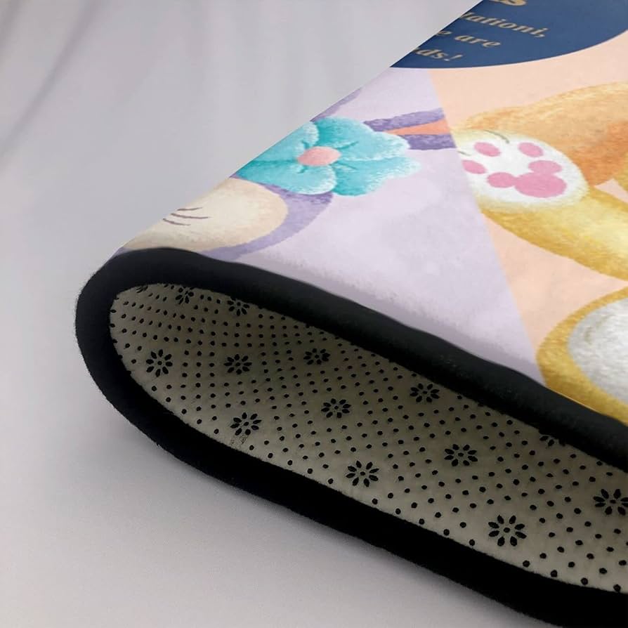 Amazon | ダッフィー (1) カーペット 長方形 ラグマット ラグ