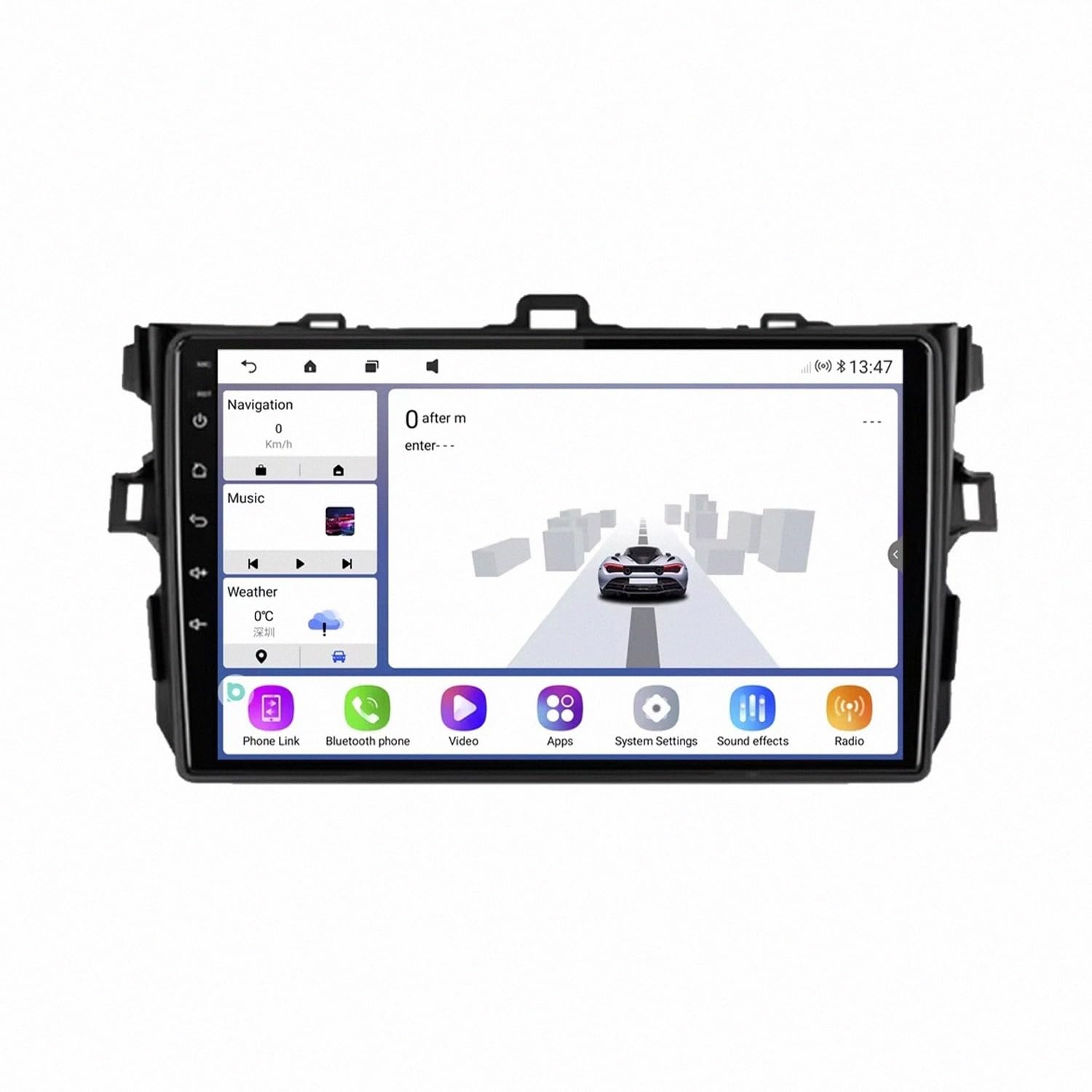 Estéreo Automóvil Toyota Corolla E140 2007-2012 Bluetooth 4 Nuclear 8