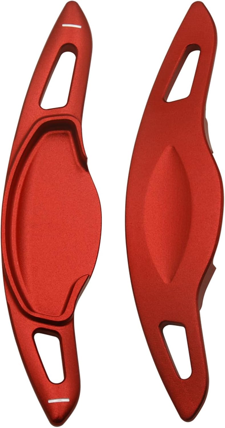 Aluminum Alloy Steering Wheel Shift Paddle Extension Cover is Suitable for Honda 2022-2025,for Acura Integra 2023-2025 (red)