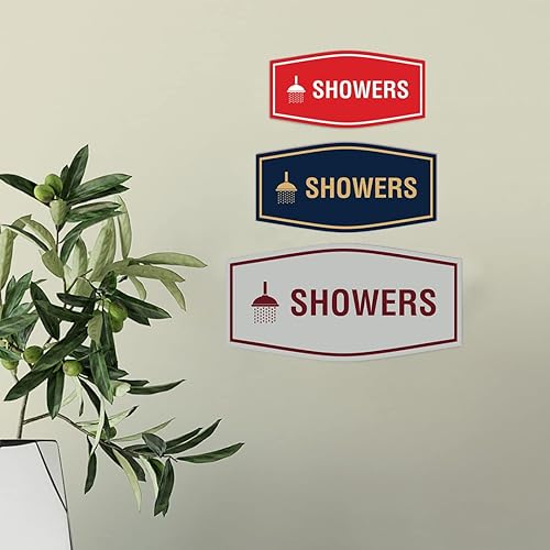 Miniatura 4 de Fancy Showers Sign (Negro) - Pequeño