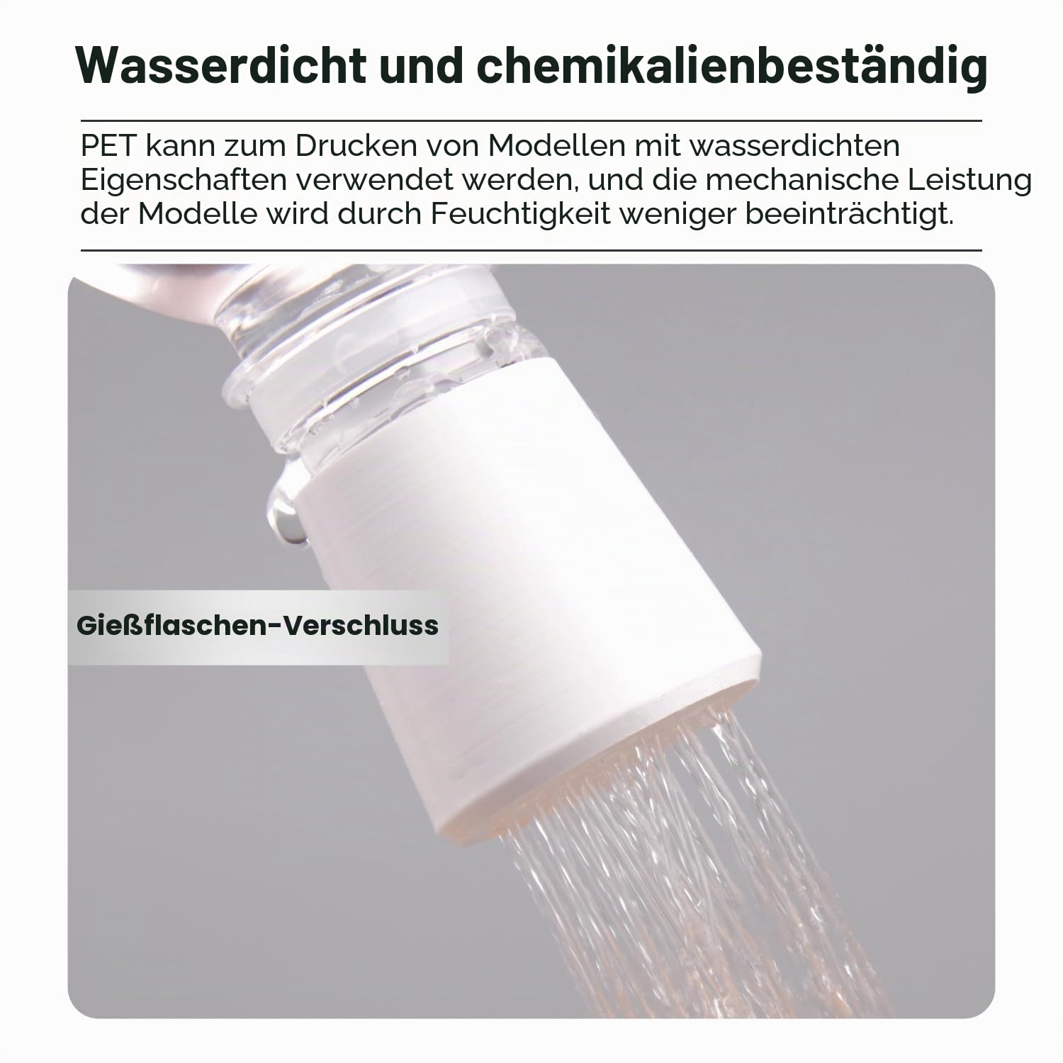 eSUN PET Filament 1.75mm, Durchsichtig, 4KG | hohe Zähigkeit, 1KG (2.2 LBS) pro Spule, 4 Rollen Druckmaterial für 3D-Drucker