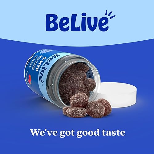 Miniatura 6 de BeLive Gomitas 5-HTP Paquete de 2 120 Ct I 5HTP Gomitas calmantes para mayor concentración, relajación y descanso para adultos Vegano Mezcla de